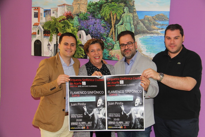 La Orquesta Sinfónica Ciudad de Atarfe y el cantaor Juan Pinilla darán en Almuñécar un Concierto Sinfónico dedicado  a Lorca 